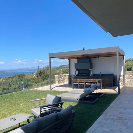Elia Luxury House Villa Ouranoupoli Bagian luar foto